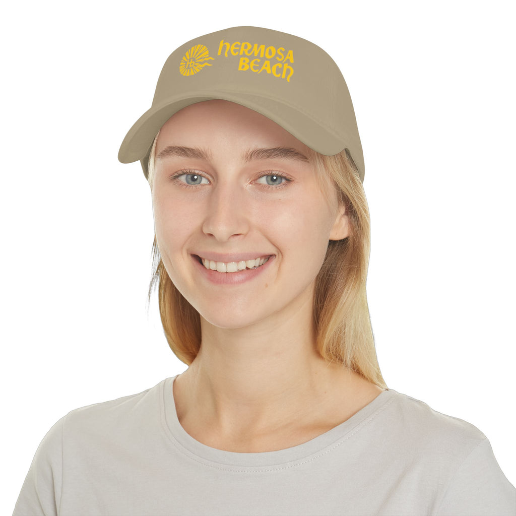 Hermosa Beach California / Low Profile Baseball Cap