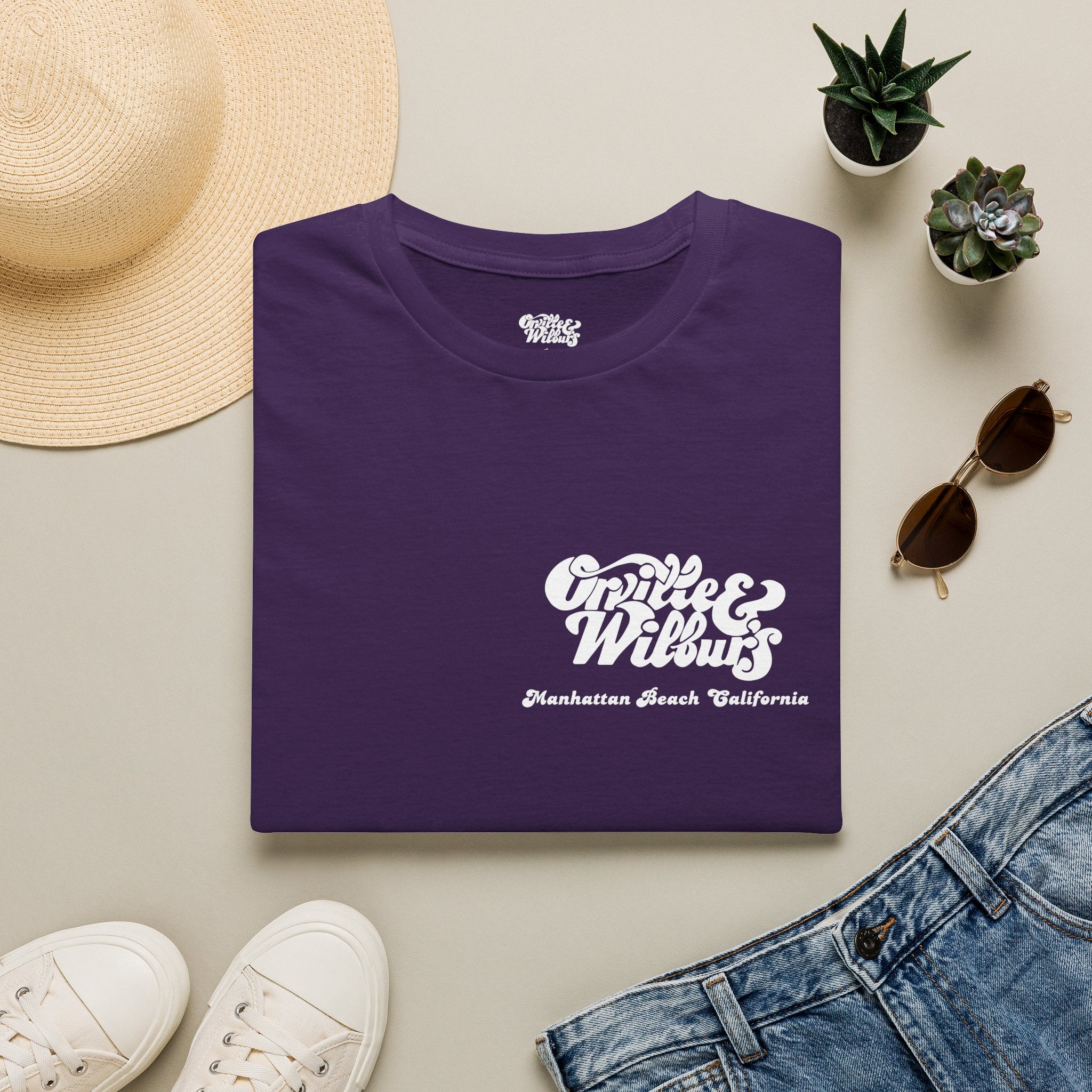 Orville and Wilburs Restaurant Manhattan Beach California - Old South Bay Mom and Dad T-Shirt