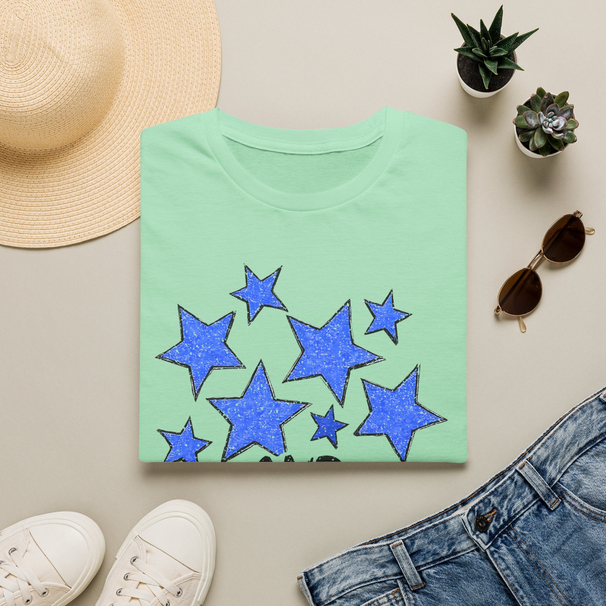 Stars and Stripes T-Shirt — Flag Graphic Patriotic Tee