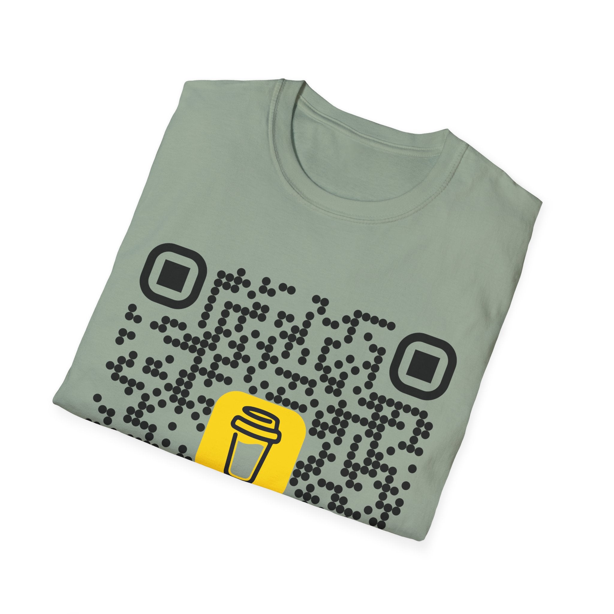 QR Code Coffee Tee — Scan-to-Order Coffee Shop T-Shirt