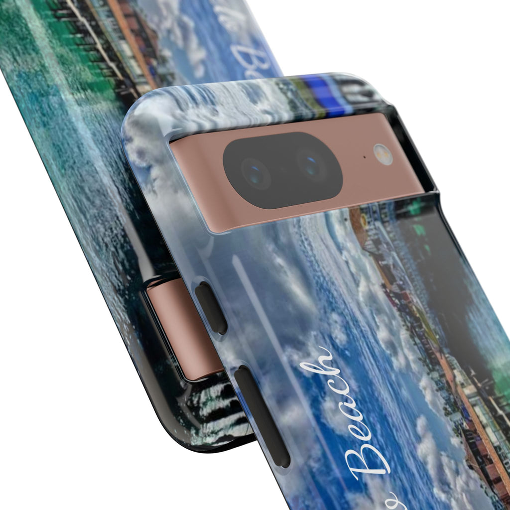 Phone Cases, Redondo Beach California King Harbor Design, Protective Covers, iPhone Accessories, Samsung Accessories, Gift for Travelers