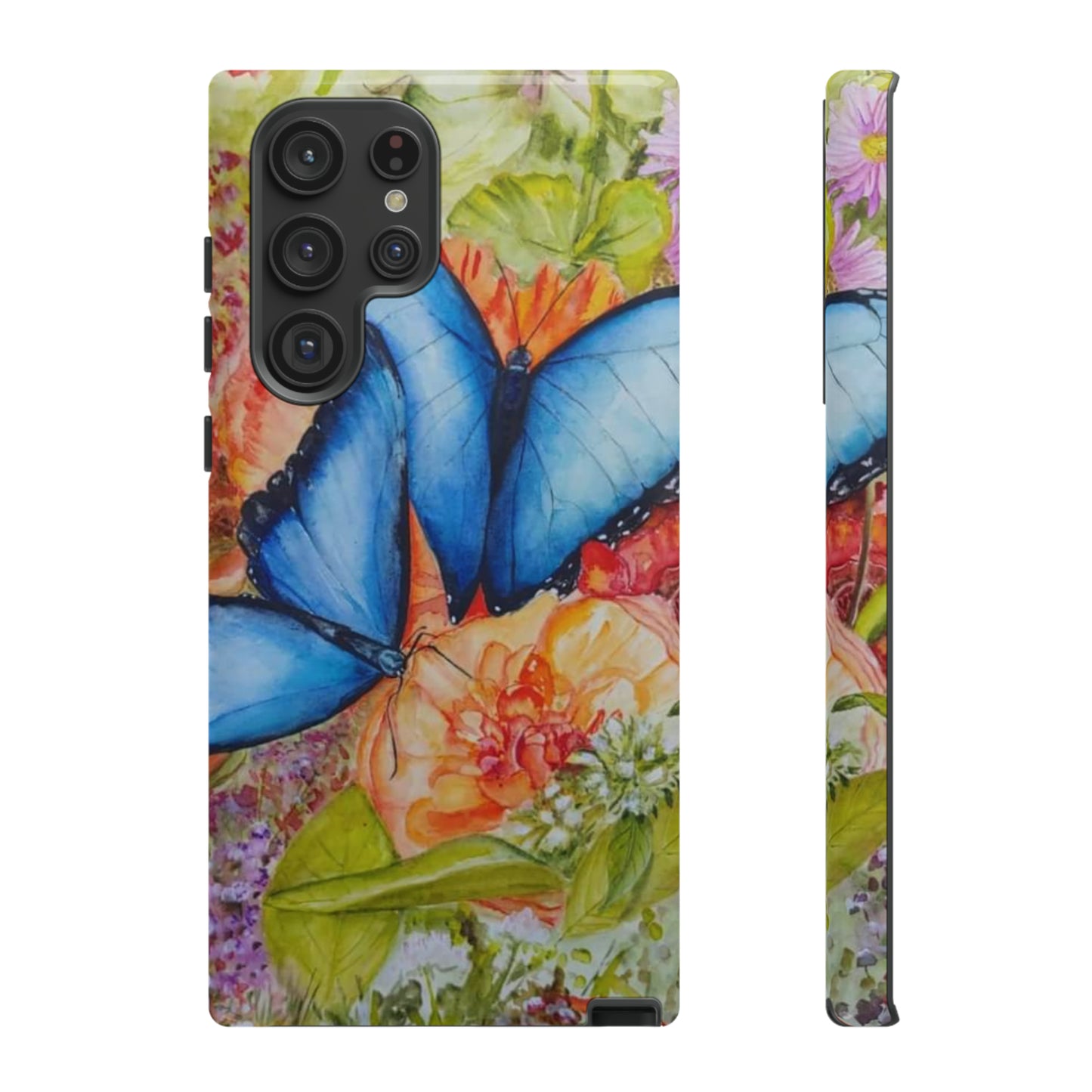 California Blue Butterfly - All IPhone and Samsung Tough Cases