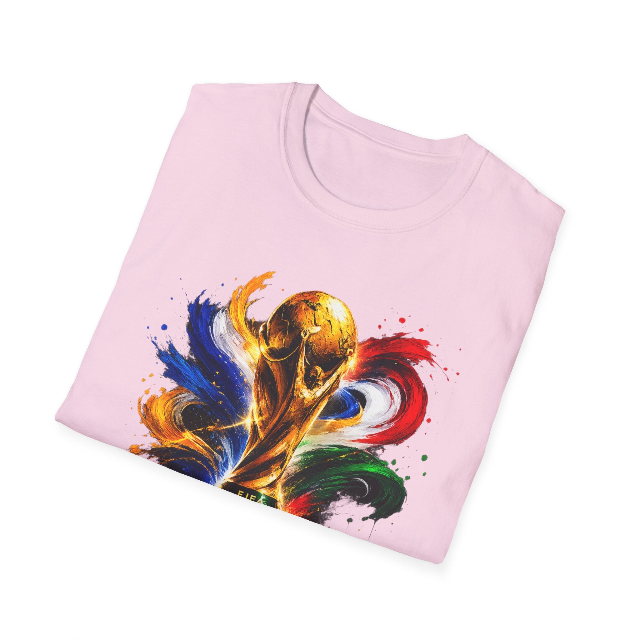 World Cup 2026 T-Shirt — Colorful FIFA Trophy Graphic