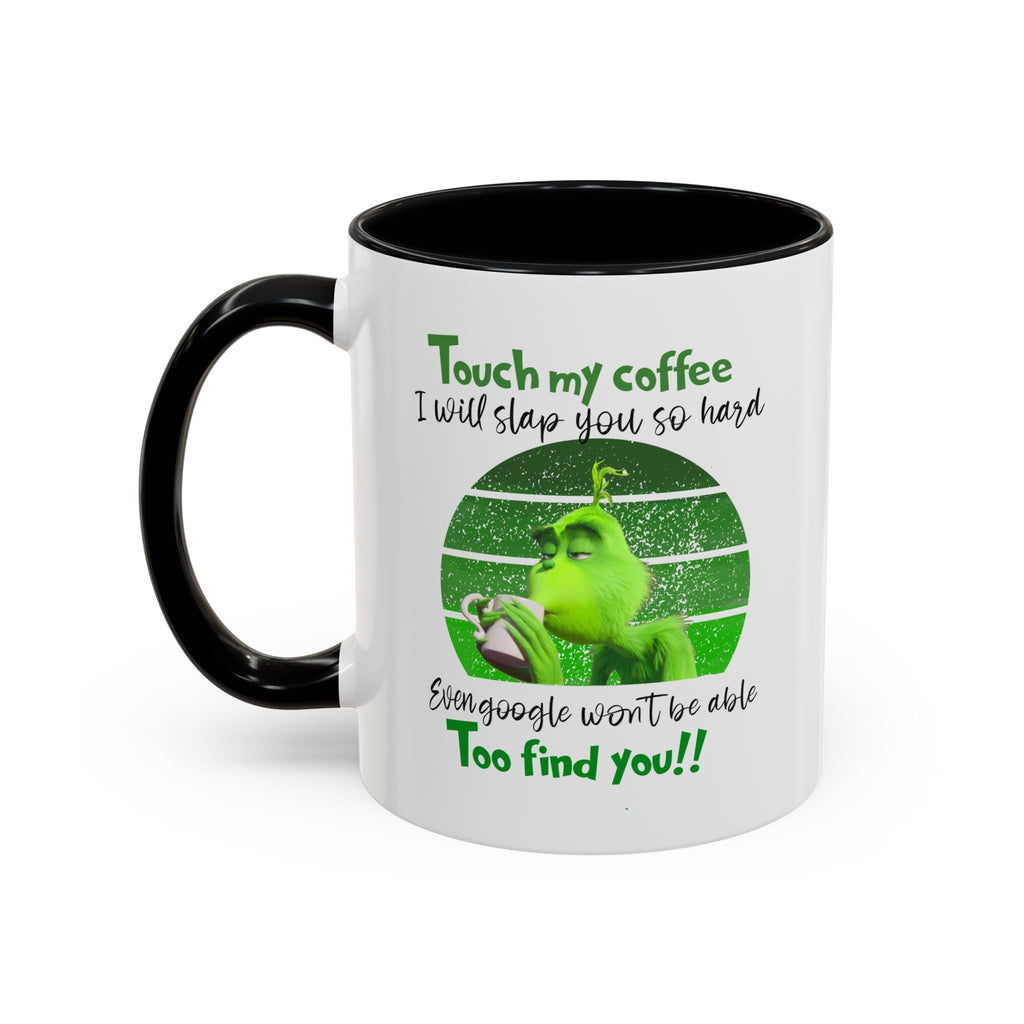 Grinch holding coffee Mug | Accent Coffee Mug 11oz 15oz