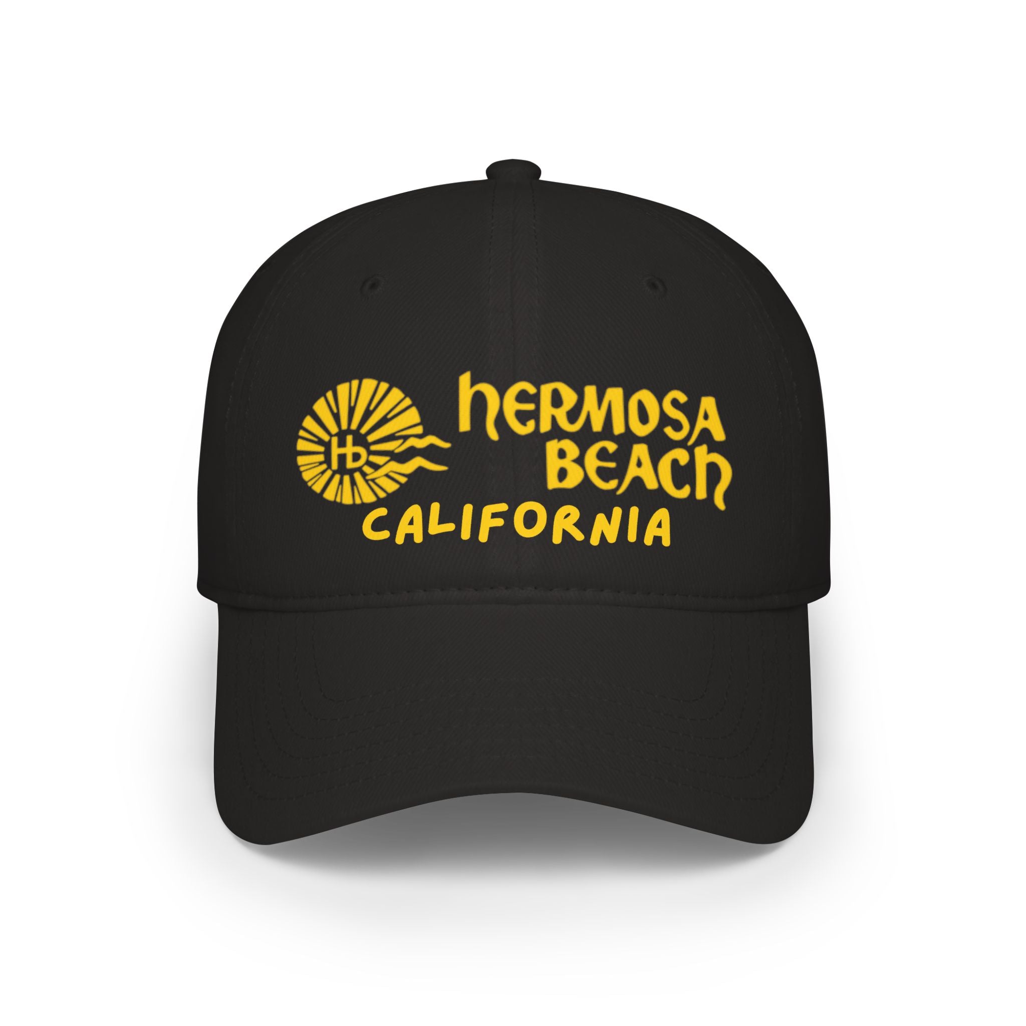 Hermosa Beach California Low Profile Baseball Cap