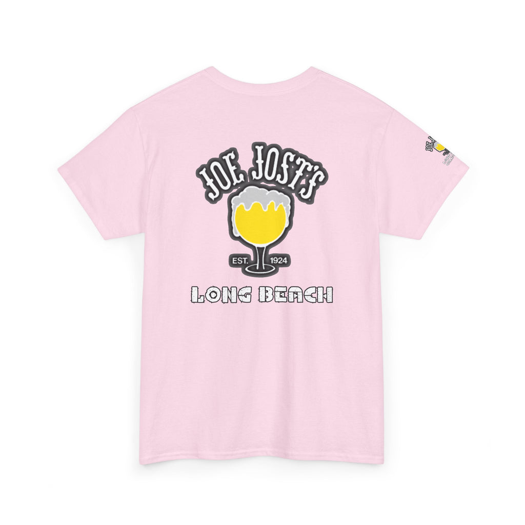 Joe Josts Long Beach California Men's and Woman's Heavy Cotton Tee - Printed 4 Areas