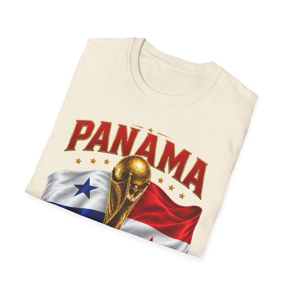 Panama 2026 World Cup T-Shirt — Panama Flag & Trophy Soccer Tee