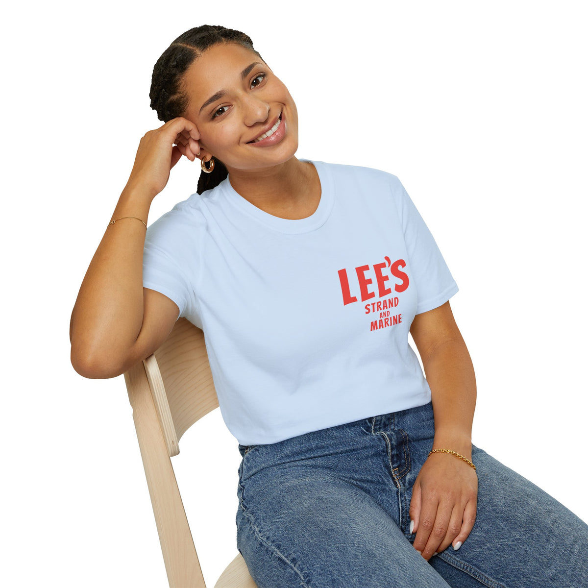 Greasy Lee's  Strand and Marine Old School T-Shirt | Manhattan Beach vintage surfer logo