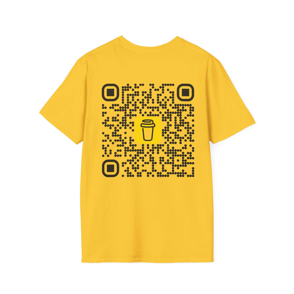 QR Code Coffee Tee — Scan-to-Order Coffee Shop T-Shirt