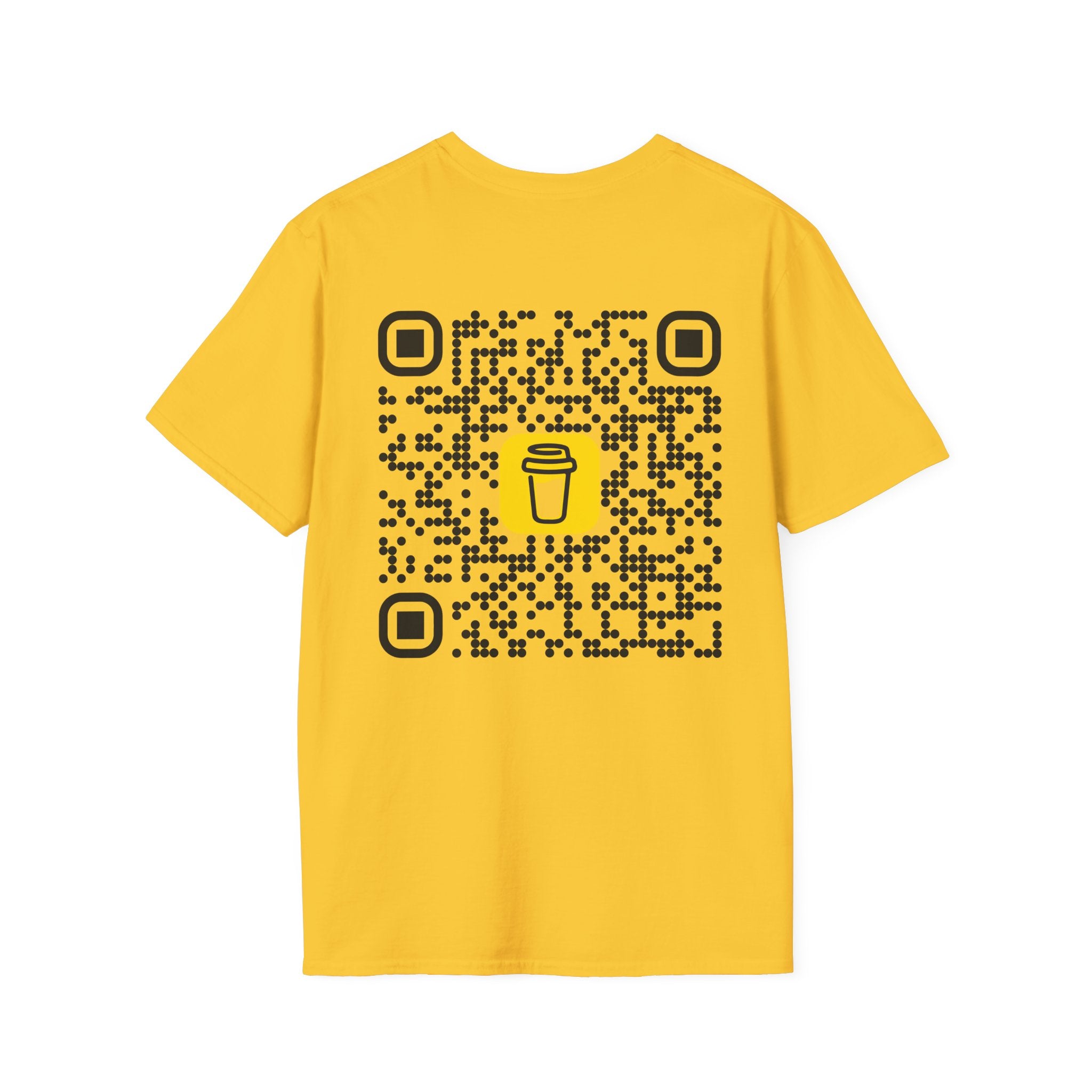 QR Code Coffee Tee — Scan-to-Order Coffee Shop T-Shirt