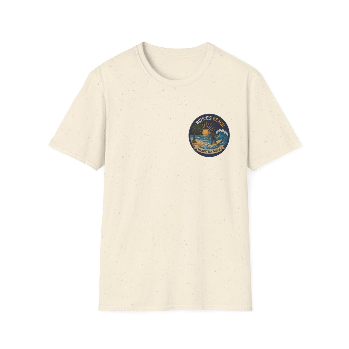 Bruce's Beach Manhattan Beach Surf Patch T-Shirt