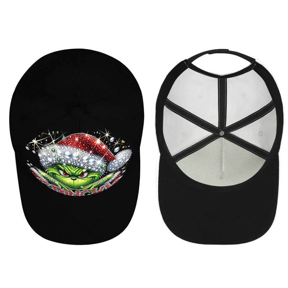 Grinchy Christmas Baseball Cap #Christmas