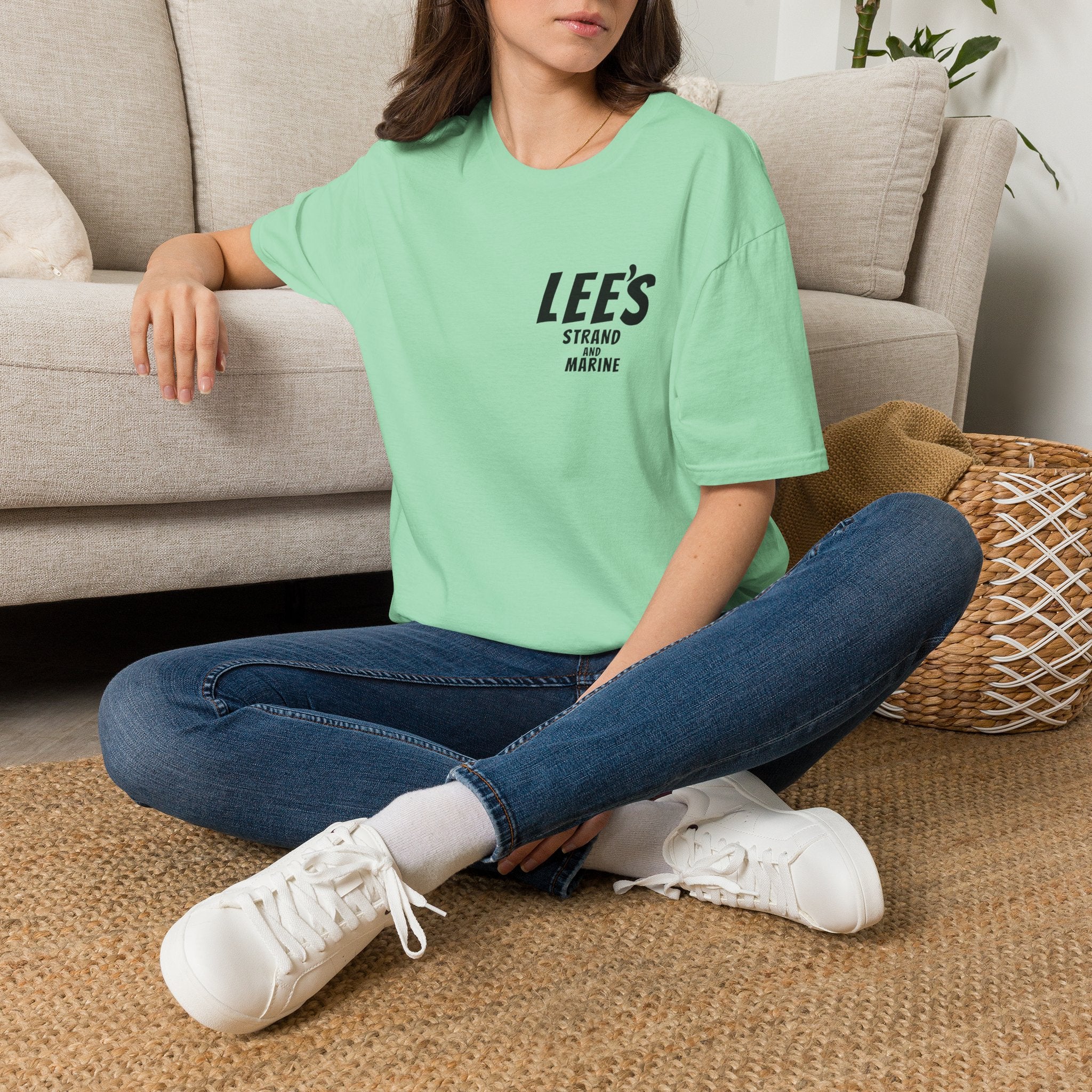 Greasy Lee's Manhattan Beach Old School T-Shirt | Marine and Strand Manhattan Beach Vintage Surf Design