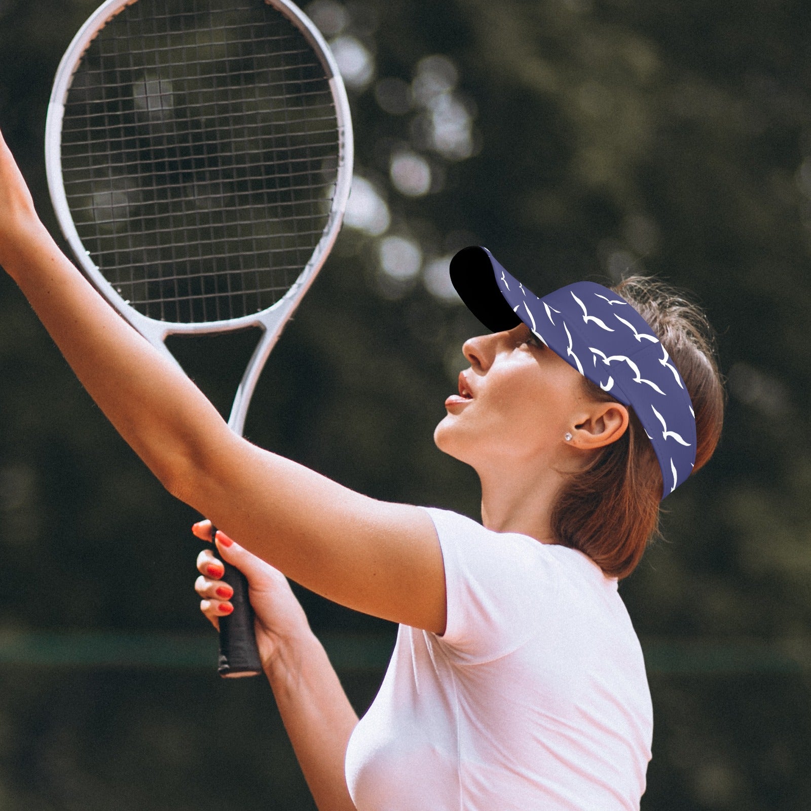 Nautical Sea Birds Sports Visor New