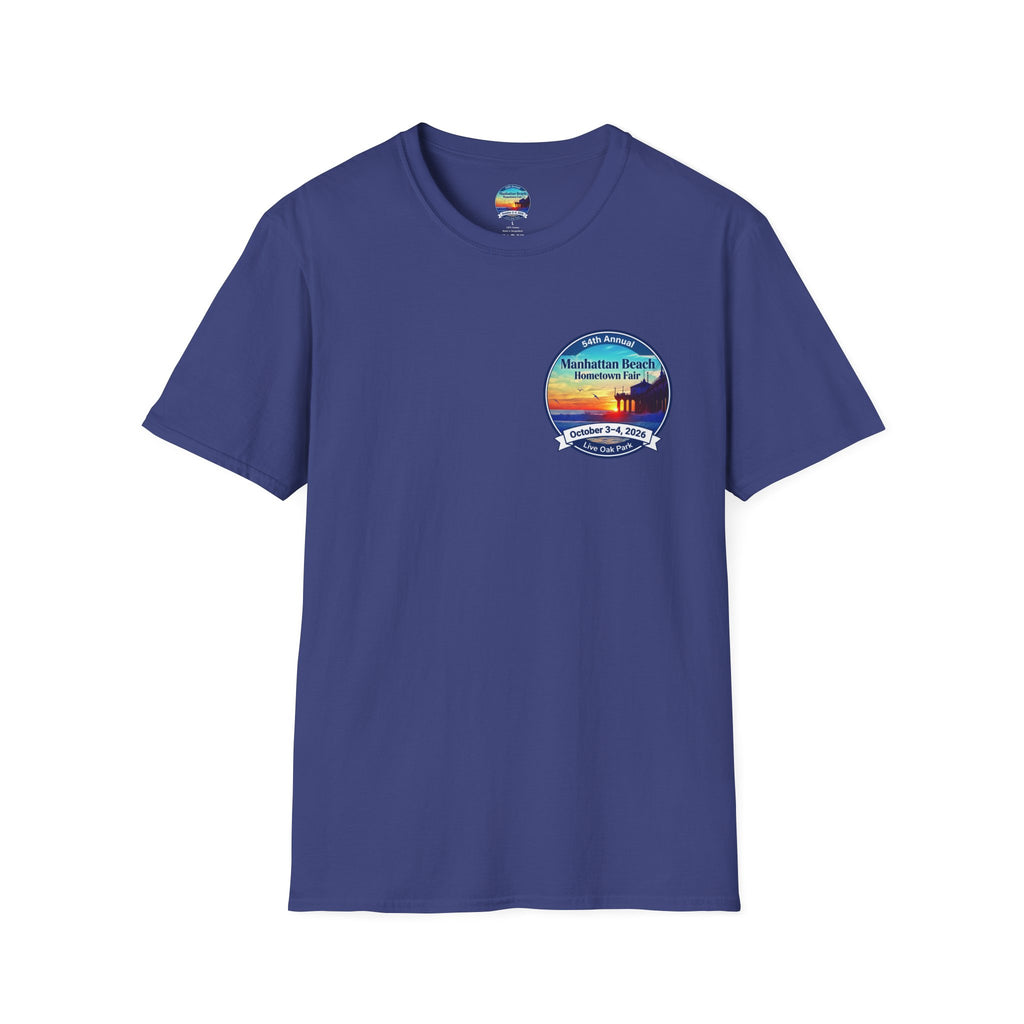 Manhattan Beach Hometown Fair T-Shirt — 54th Annual Sunset Surf Logo (Oct 3-4, 2026)