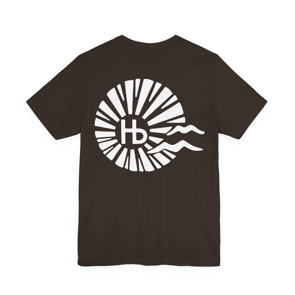 Hermosa Beach Tee — Colorful Front/Back Print Jersey T-Shirt