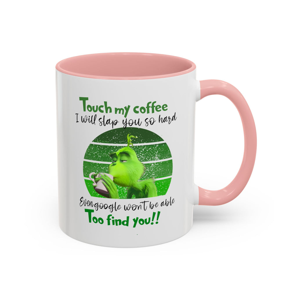 Grinch holding coffee Mug | Accent Coffee Mug 11oz 15oz