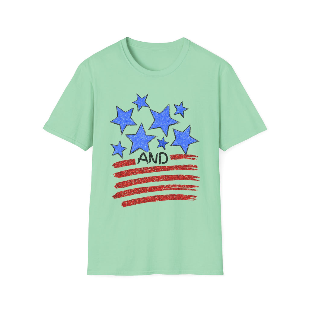 Stars and Stripes T-Shirt — Flag Graphic Patriotic Tee