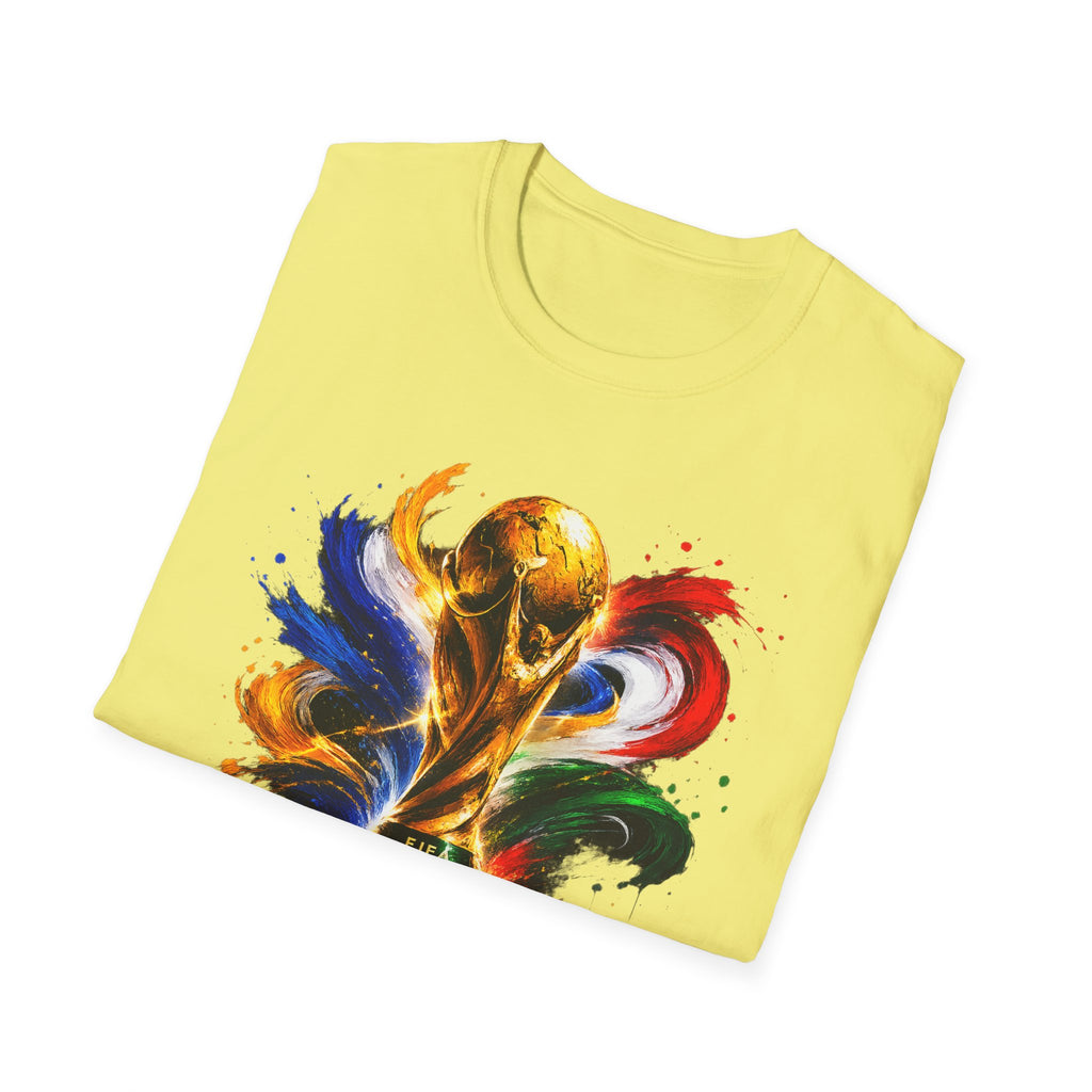 World Cup 2026 T-Shirt — Colorful FIFA Trophy Graphic