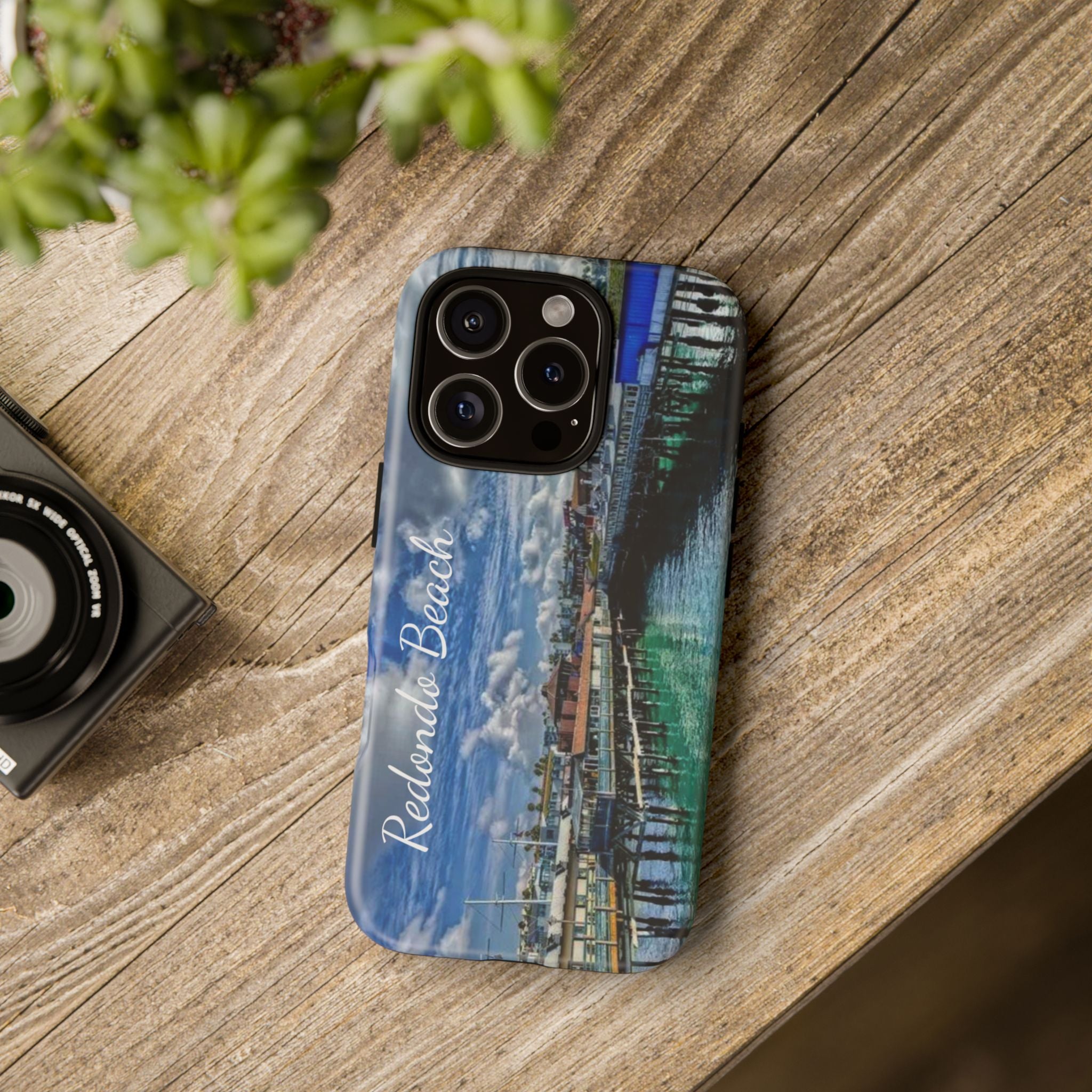Phone Cases, Redondo Beach California King Harbor Design, Protective Covers, iPhone Accessories, Samsung Accessories, Gift for Travelers