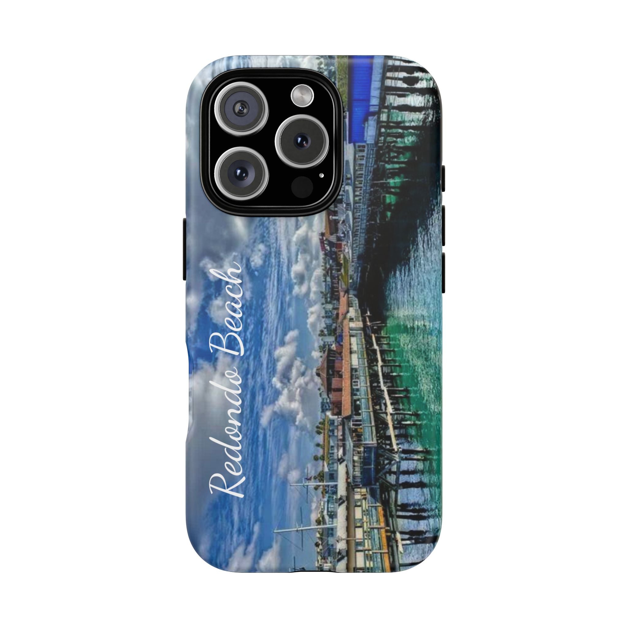 Phone Cases, Redondo Beach California King Harbor Design, Protective Covers, iPhone Accessories, Samsung Accessories, Gift for Travelers