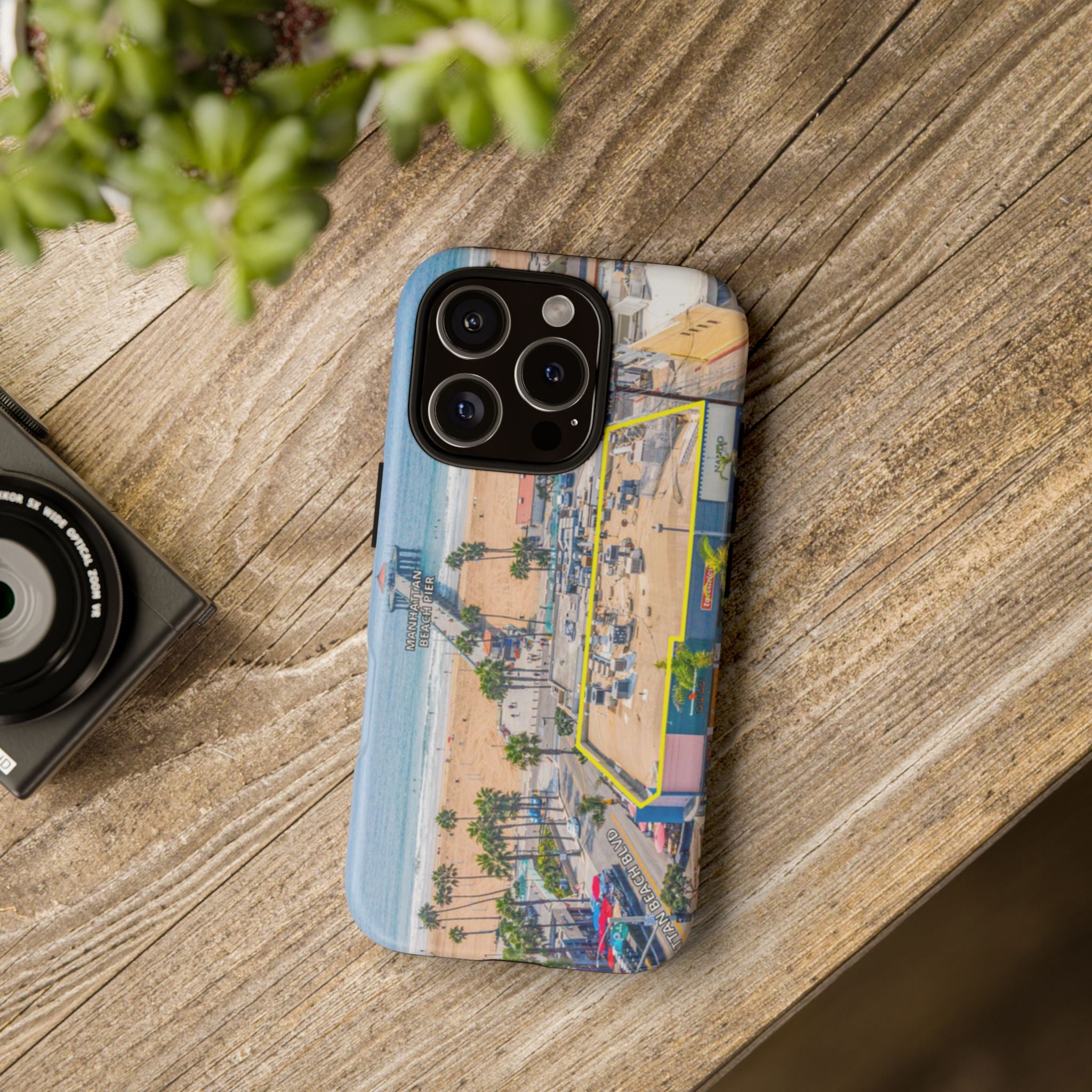 Phone Cases, Manhattan Beach California iPhone Samsung Google Tough Cases, Beach Lovers Gifts, Coastal Accessories, Ocean Phone Covers,