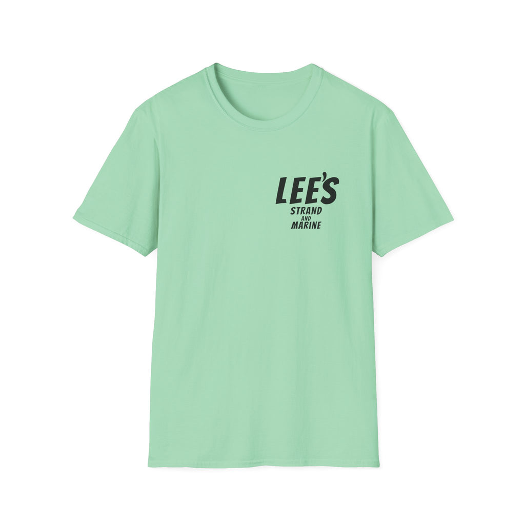 Greasy Lee's Manhattan Beach Old School T-Shirt | Marine and Strand Manhattan Beach Vintage Surf Design