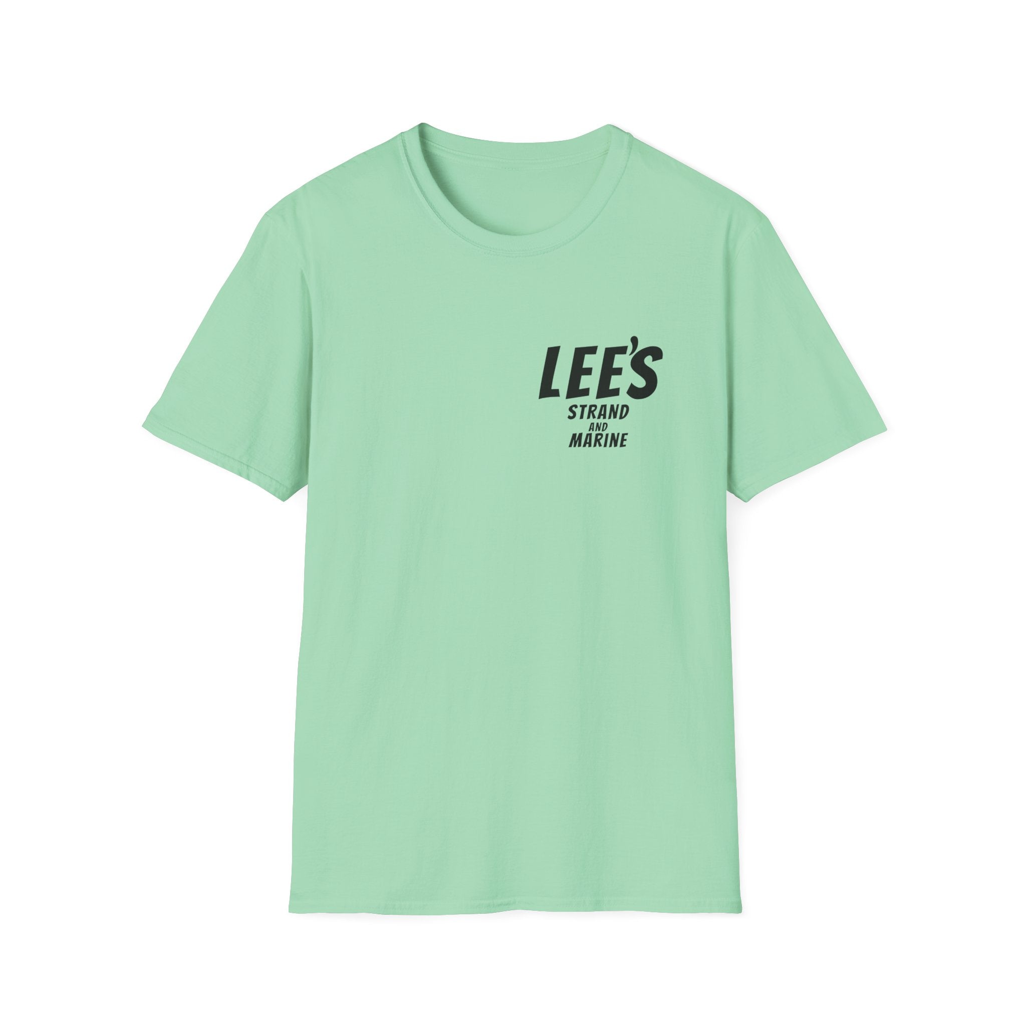 Greasy Lee's Manhattan Beach Old School T-Shirt | Marine and Strand Manhattan Beach Vintage Surf Design