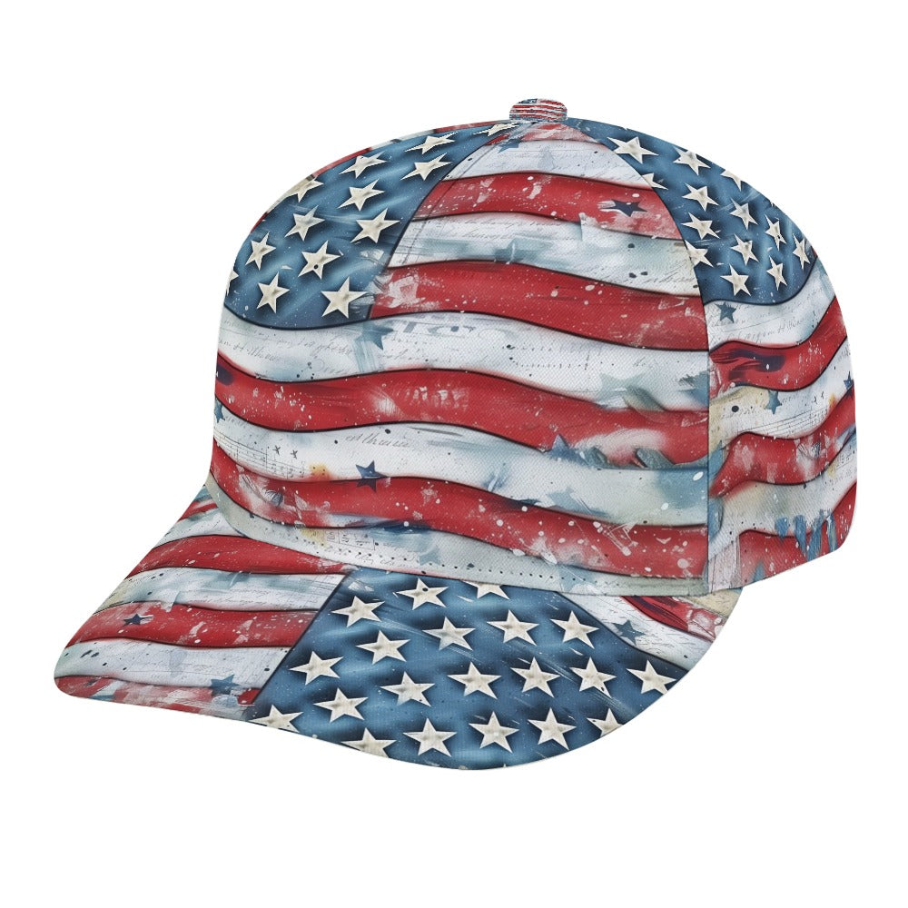 American Flag 1776 - 2026 Old School Baseball Cap  Free Shipping USA