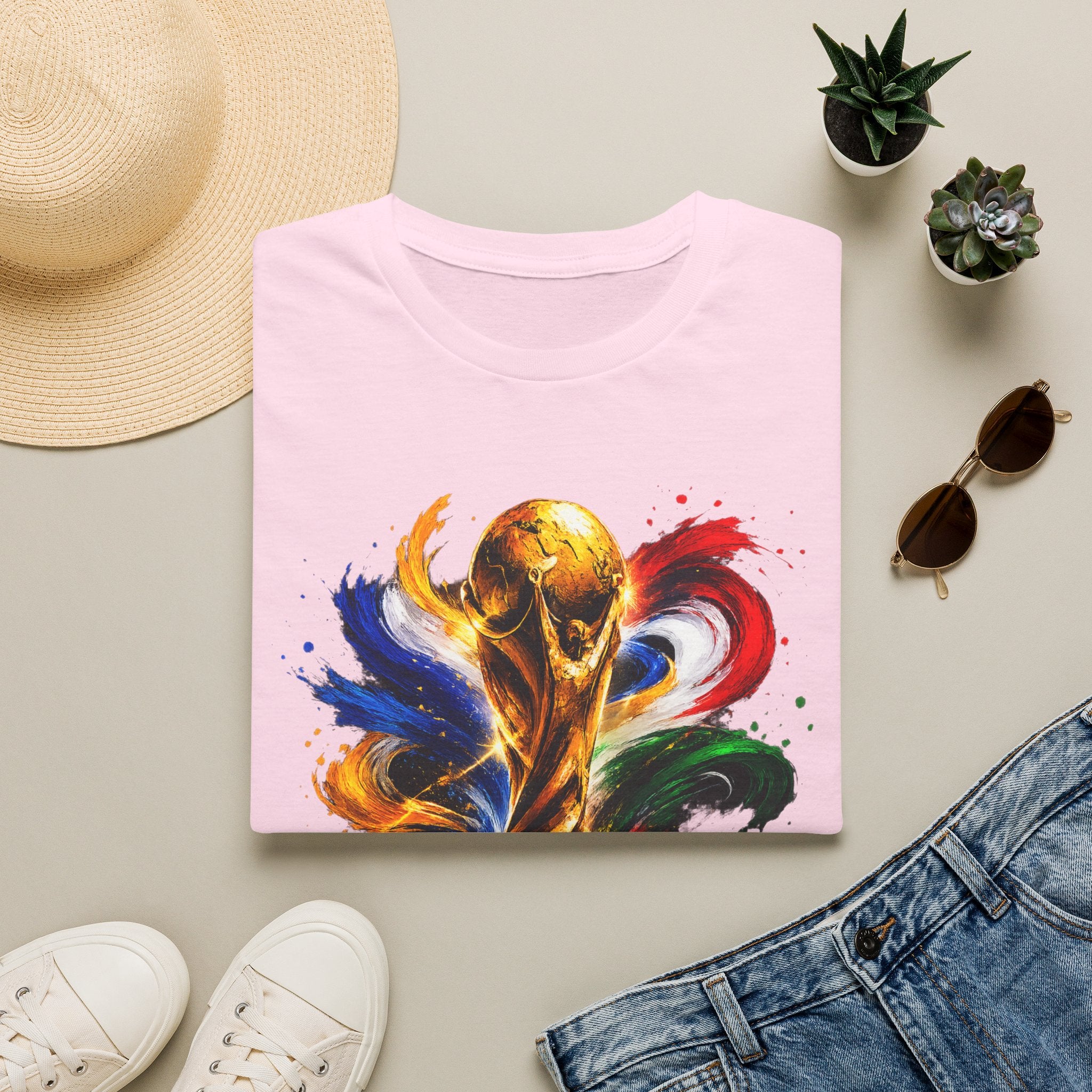 World Cup 2026 T-Shirt — Colorful FIFA Trophy Graphic