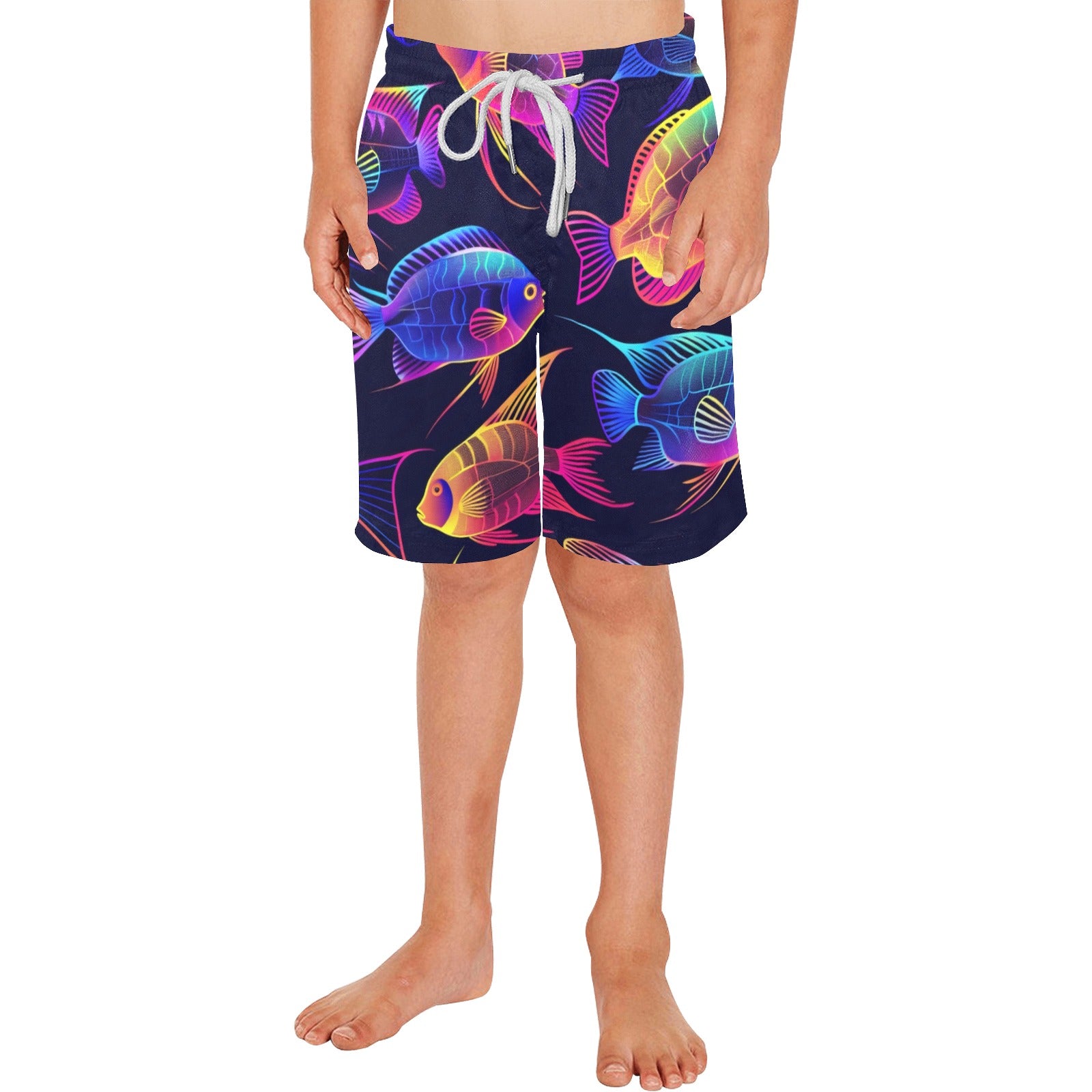 Tropical Fish Boys' Causal Beach Shorts