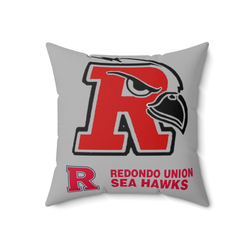 Redondo Beach Union High School - Spun Polyester Square Pillow