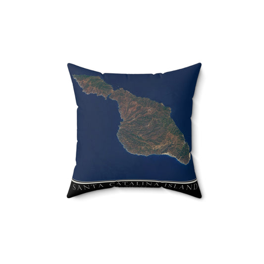 Santa Catalina Island California 90704 #2 Spun Polyester Square Pillow