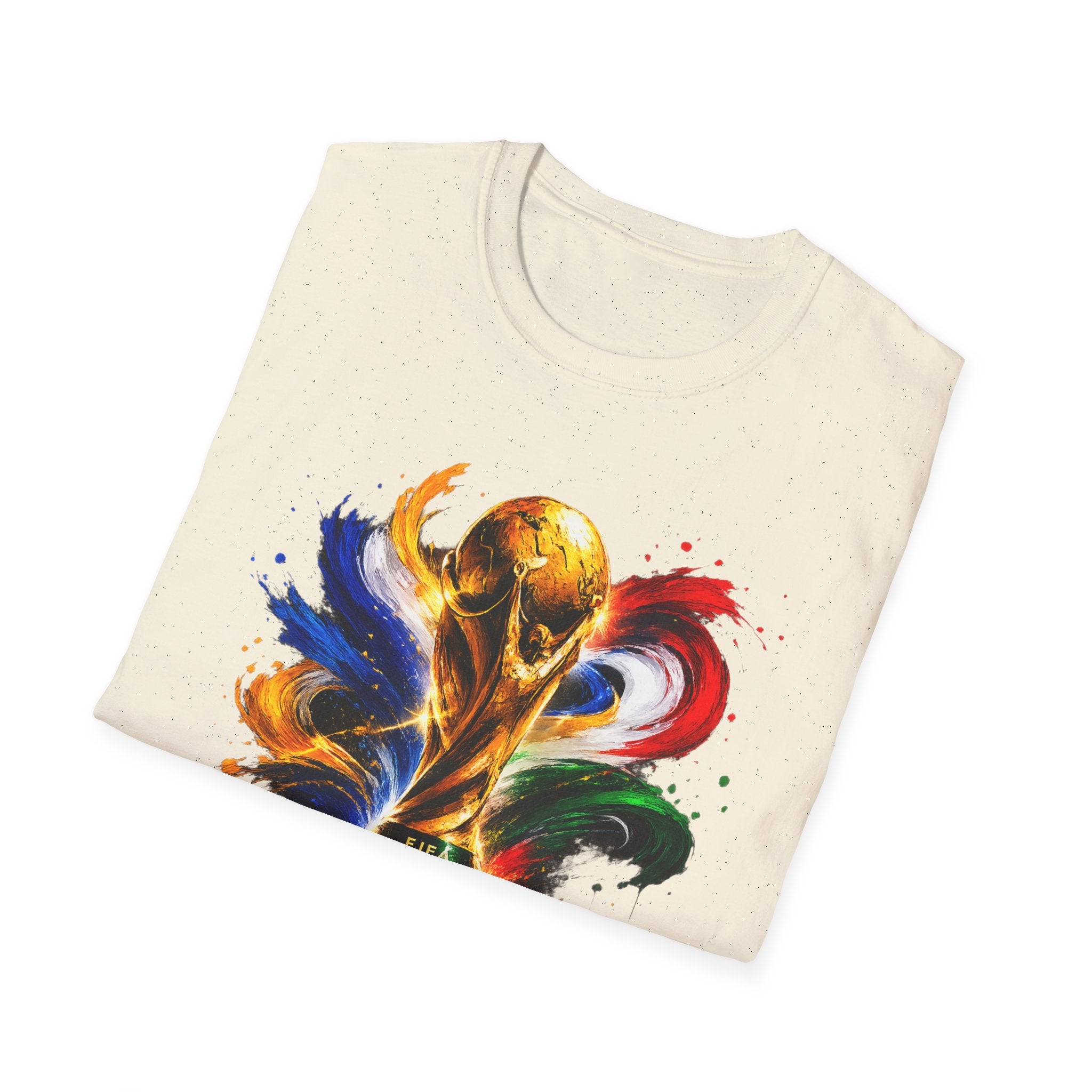 World Cup 2026 T-Shirt — Colorful FIFA Trophy Graphic