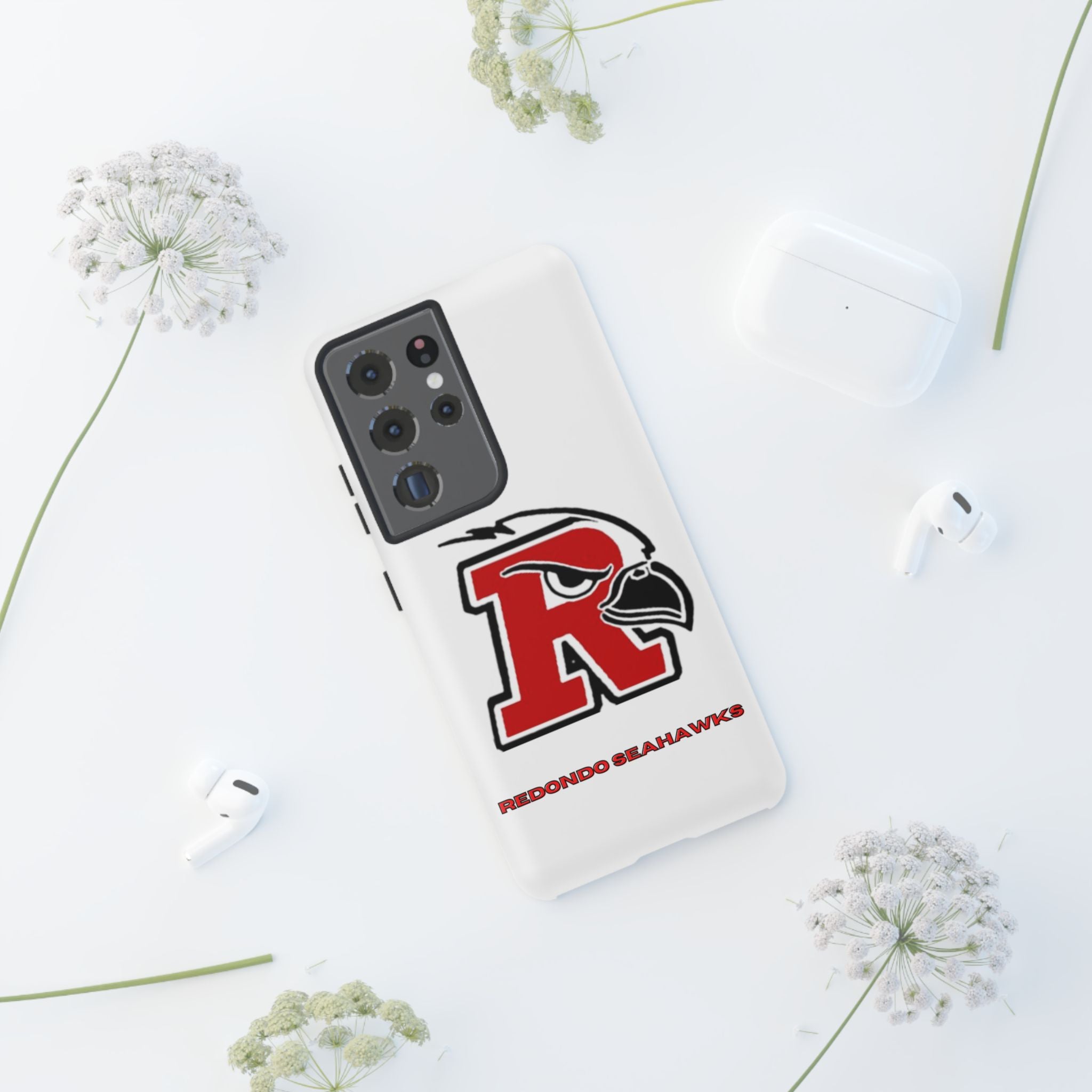 Redondo Union High School Redondo Beach California Tough Phone Cases - Protective Cover, Impact Resistant Shell, School Spirit Gift,