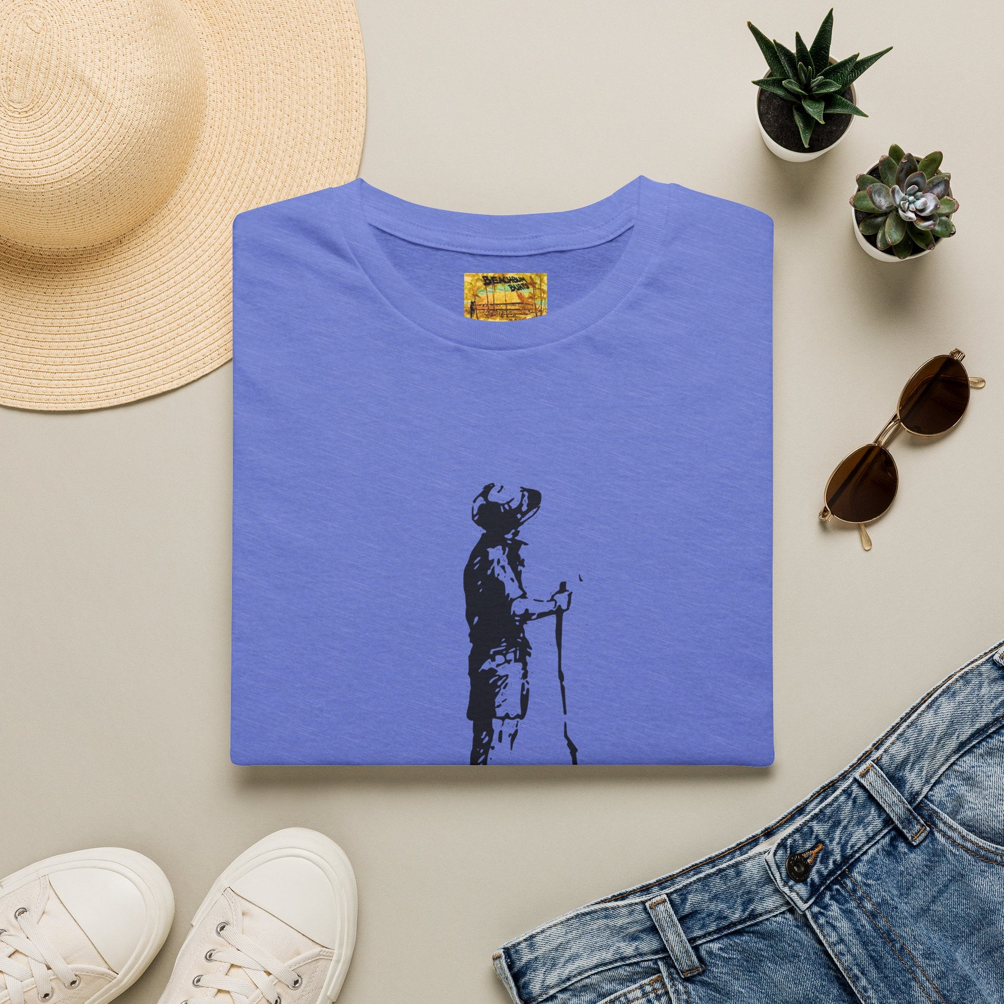 Beach Bum Burt's - Gone  But Not Forgotten - Men's Woman's T-Shirt - Cool Casual Wear, Summer Vibes, Gift for Beach Lovers,  Relaxed Style
