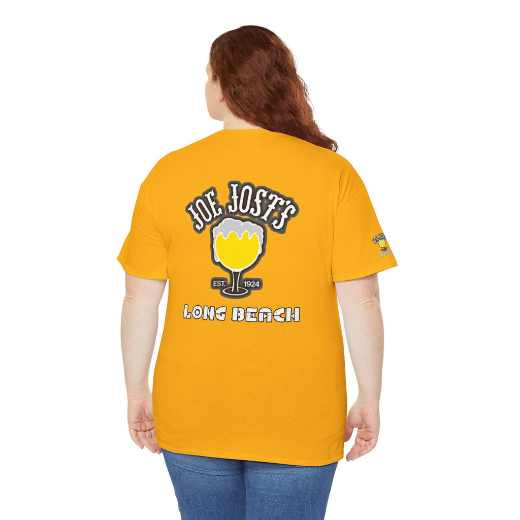 Joe Josts Long Beach California Men's and Woman's Heavy Cotton Tee - Printed 4 Areas