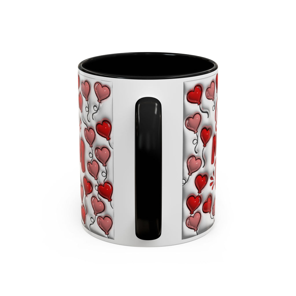 Best Mom Ever Valentines Day Hearts Accent Coffee Mug (11, 15oz)