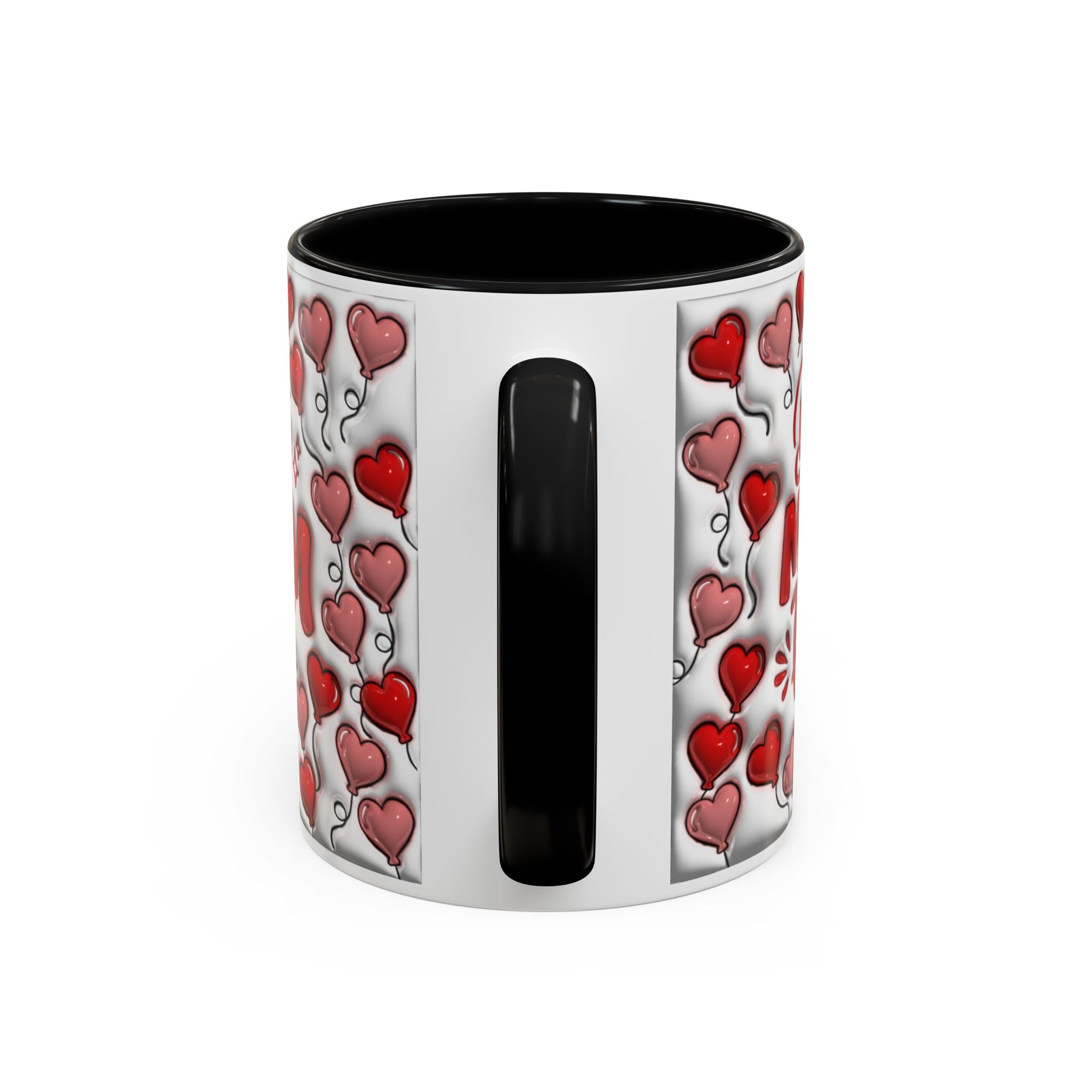 Best Mom Ever Valentines Day Hearts Accent Coffee Mug (11, 15oz)