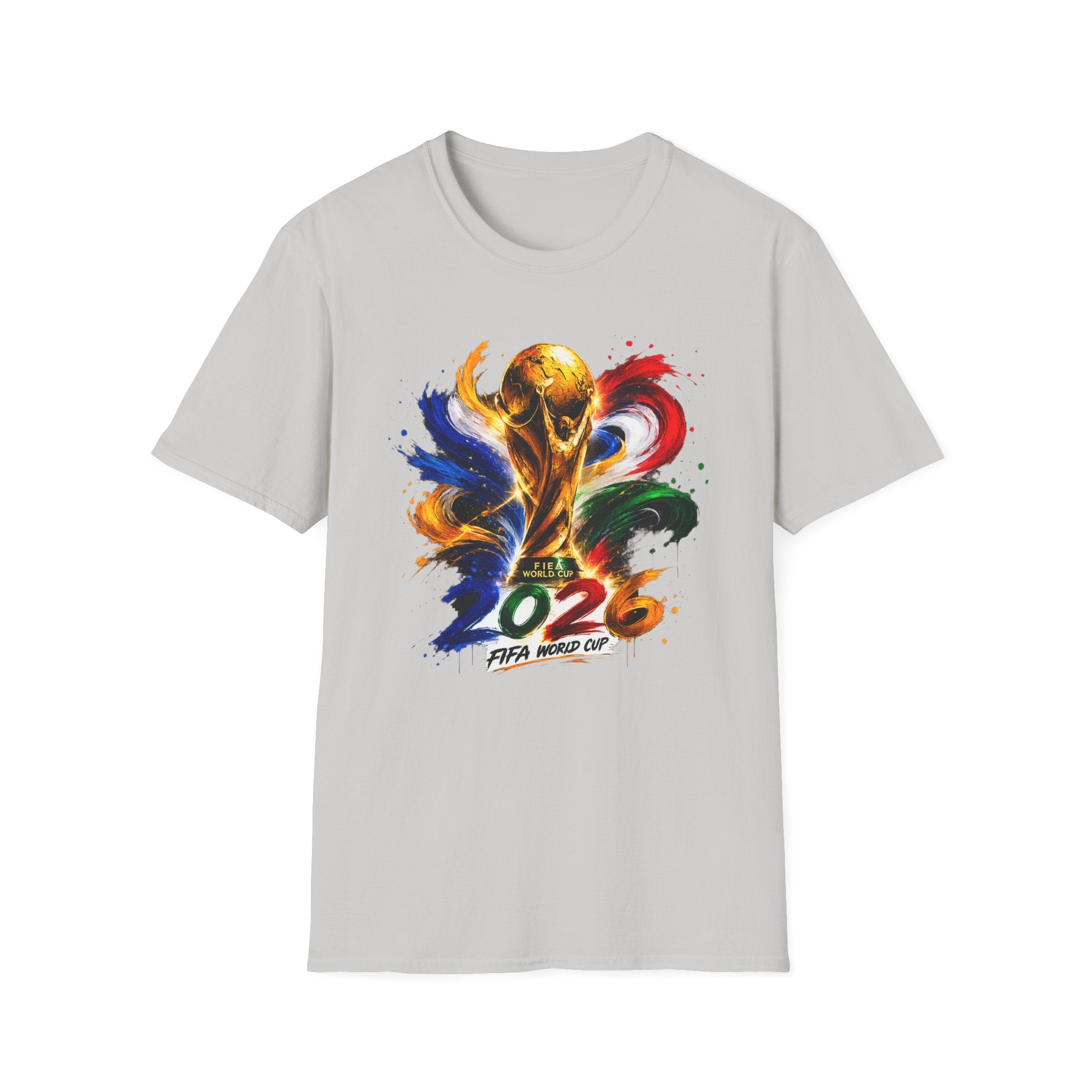 World Cup 2026 T-Shirt — Colorful FIFA Trophy Graphic