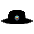 Manhattan Beach Hometown Fair 2026 Wide Brim Sun Hat — Vintage Sunset Beach Logo