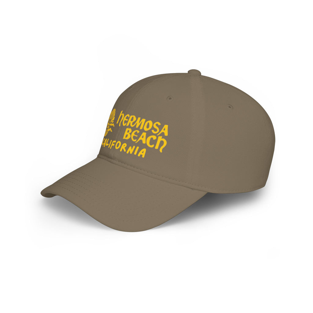 Hermosa Beach California Low Profile Baseball Cap