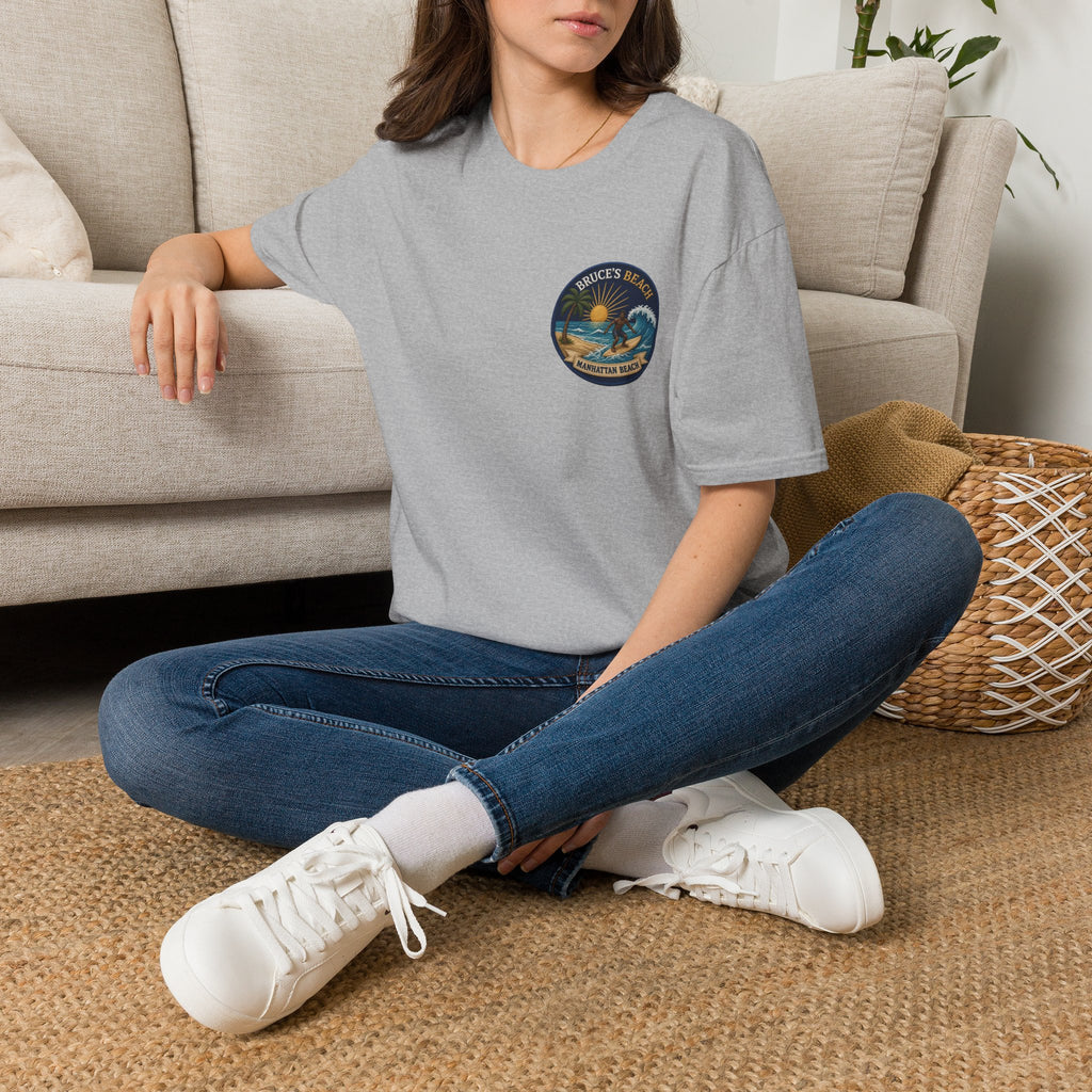 Bruce's Beach Manhattan Beach Surf Patch T-Shirt
