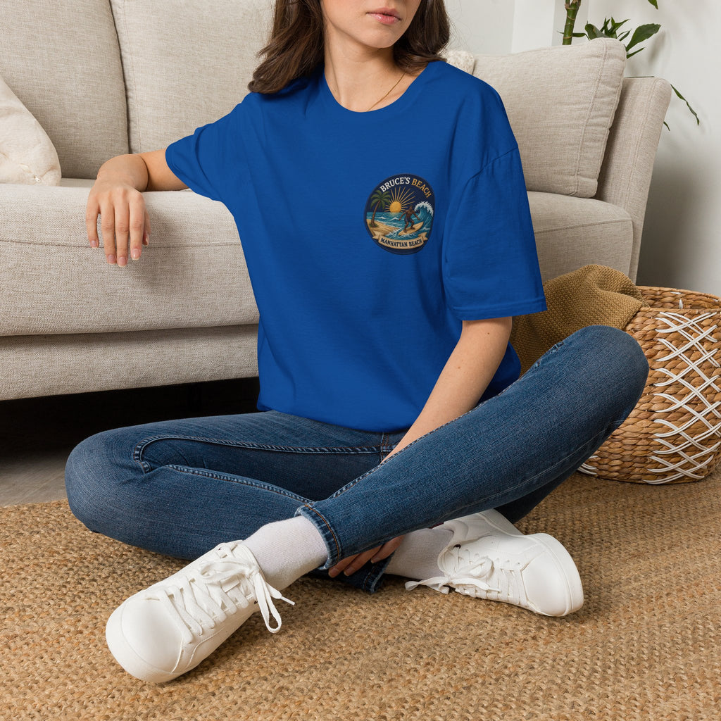 Bruce's Beach Manhattan Beach Surf Patch T-Shirt