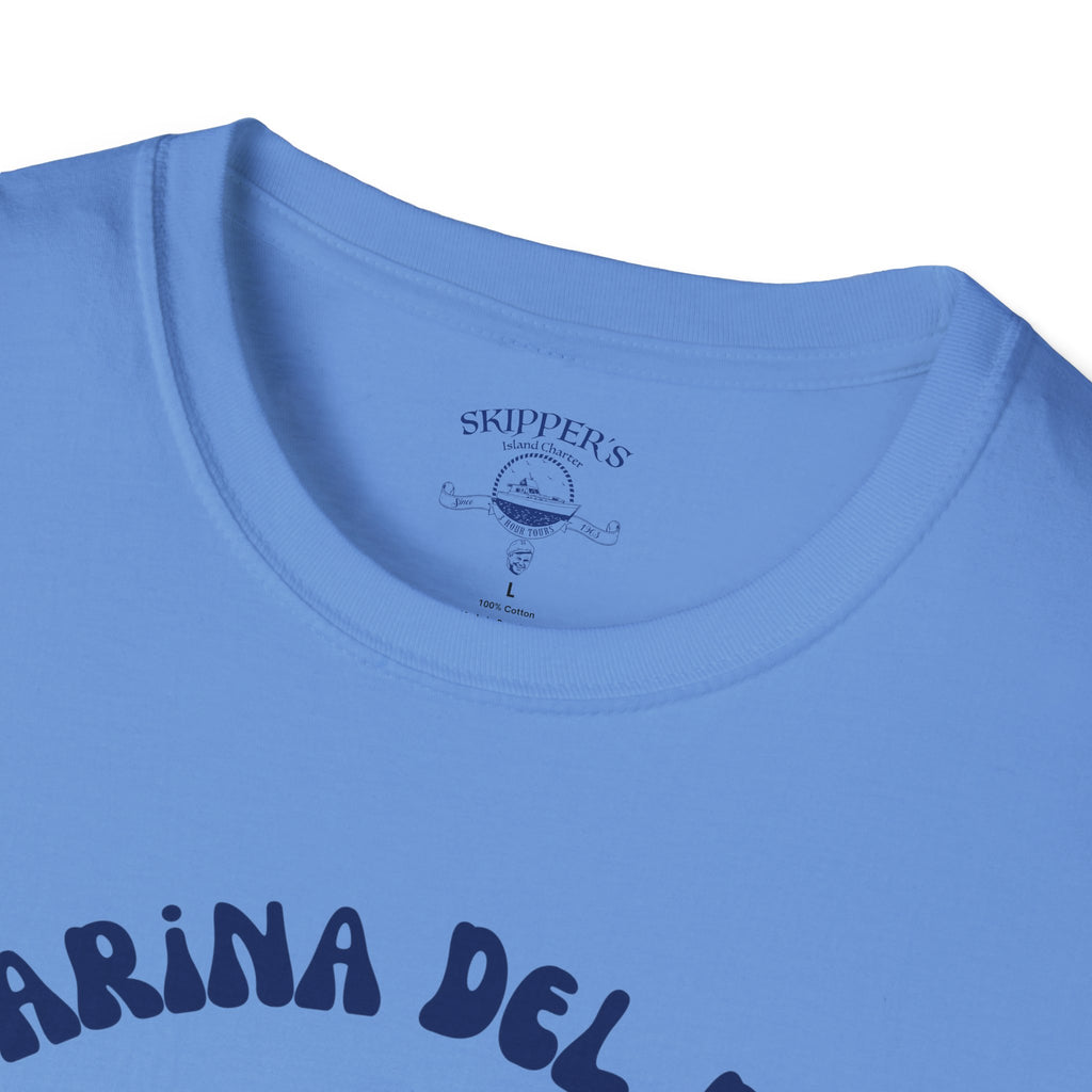 Marina Del Rey Ship Wheel logo T-Shirt | SS Minnow Island Charters, 3 Hour Tours
