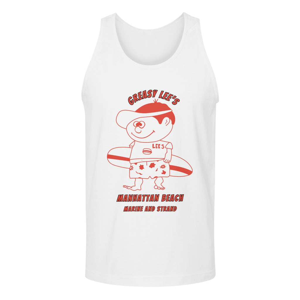 Greasy Lee's Marine Street Manhattan Beach Men's Tank Top Made in USA IYKYK