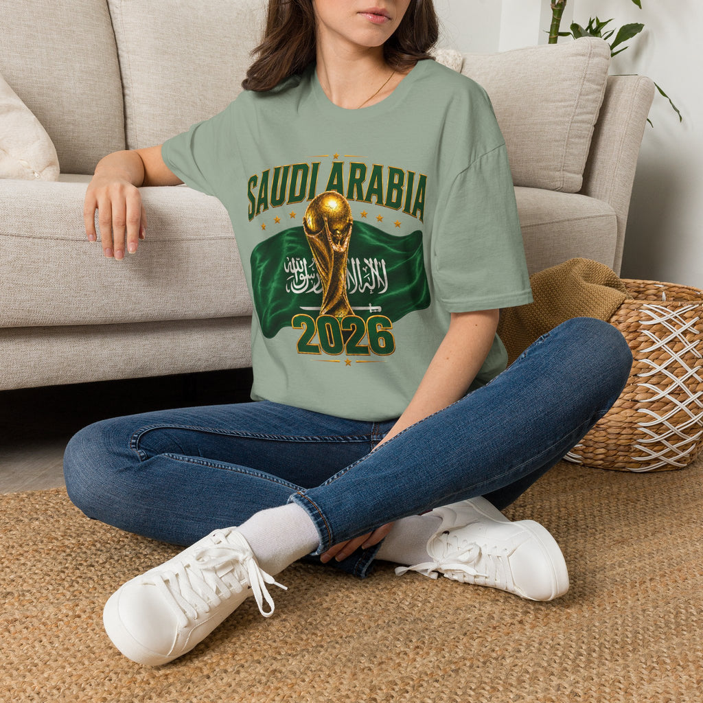 Saudi Arabia 2026 World Cup T-Shirt – Soccer Champion Trophy Design