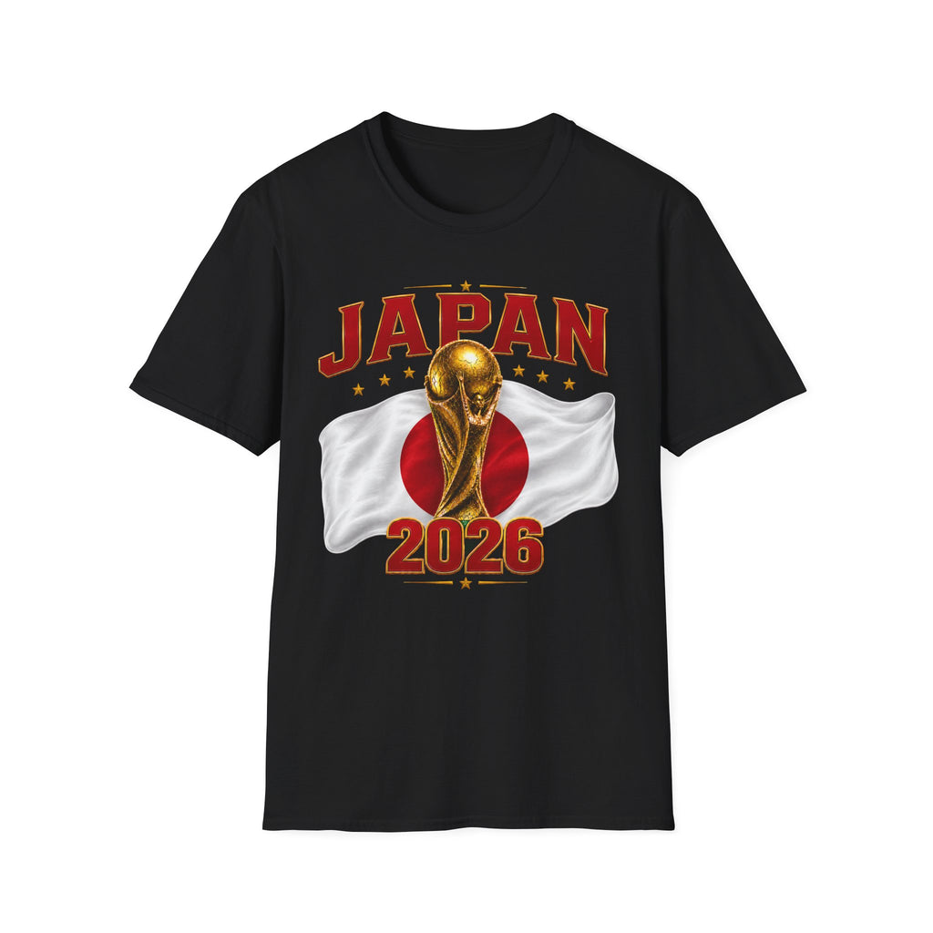 Japan 2026 World Cup T-Shirt — Golden Trophy Soccer Fan Tee