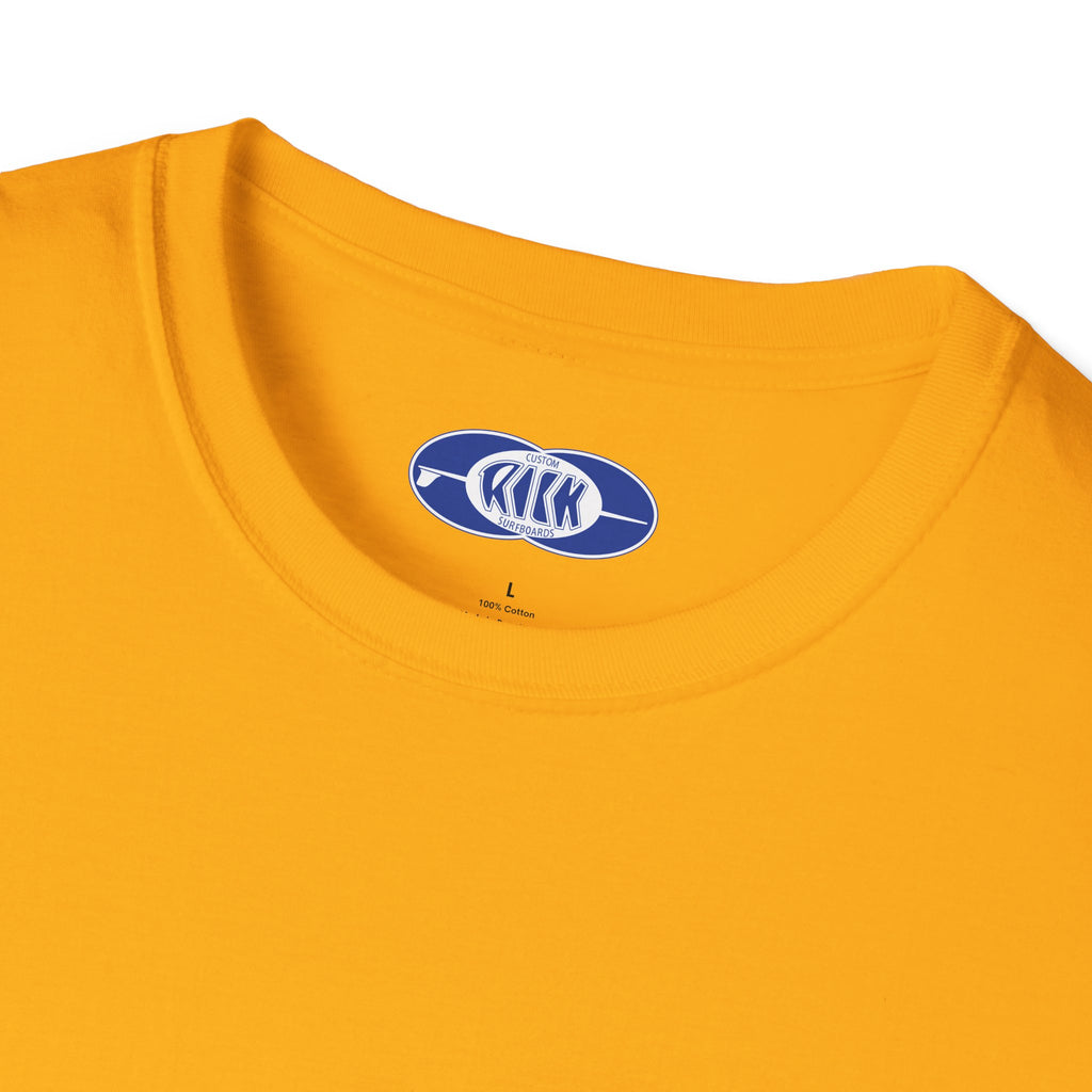 Rick Surfboards Graphic T-Shirt — Printed Front & Back (Multiple Colors)