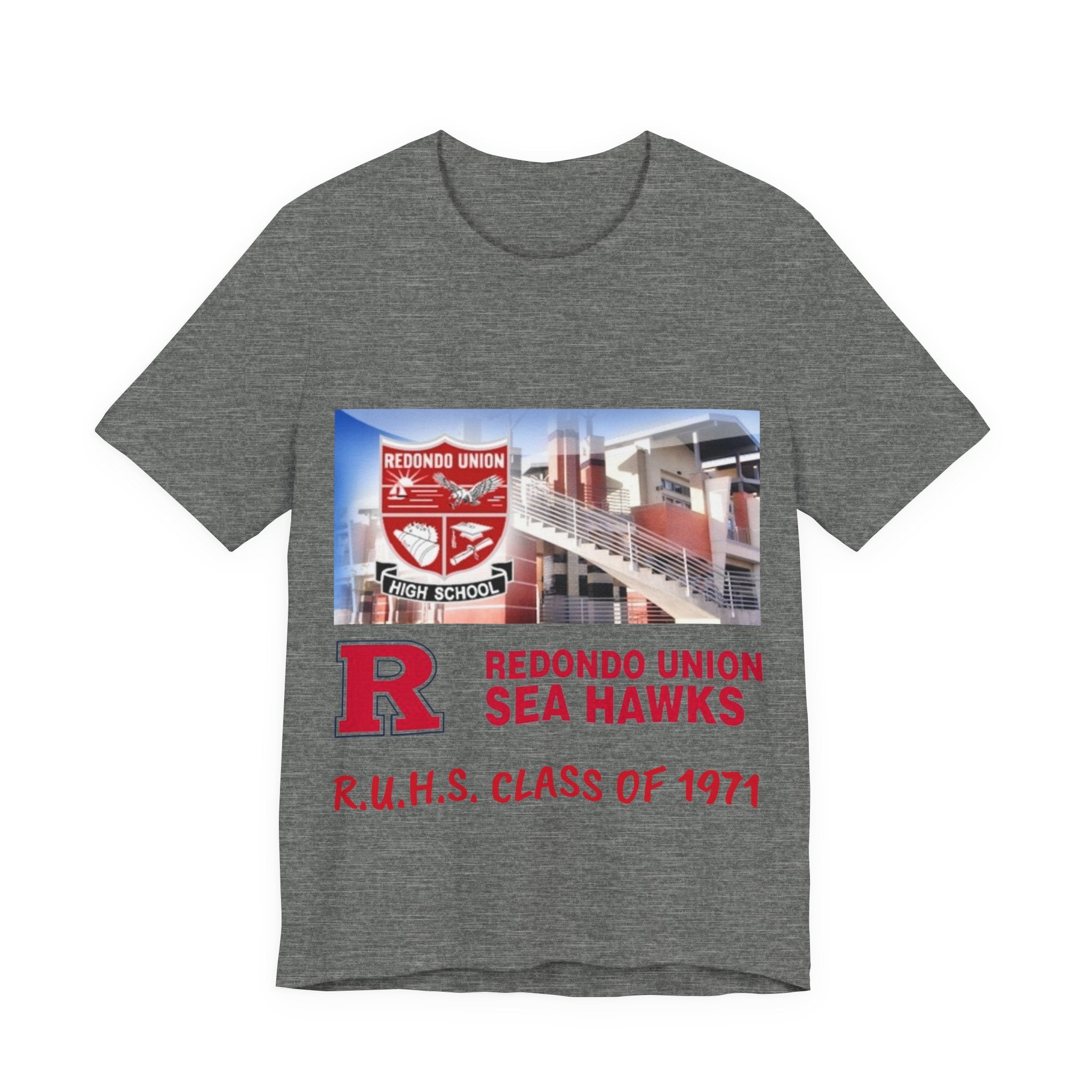 Redondo Union High School Class of 1971 - Unisex Jersey Short Sleeve Tee